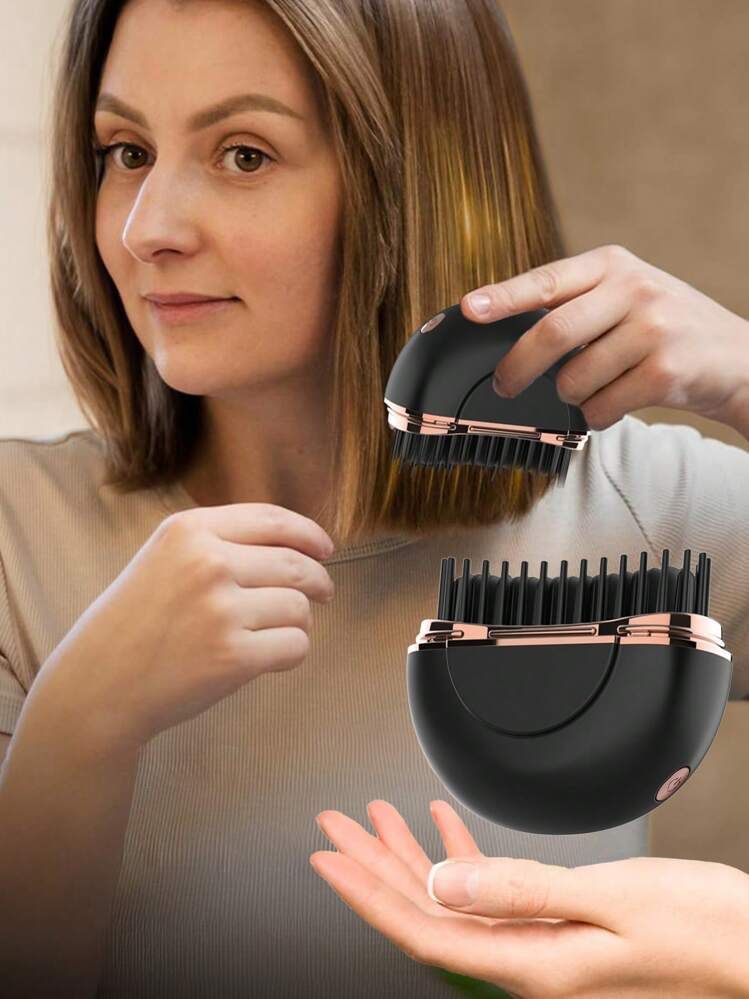 Mini Peigne Lissant Sans Fil – Retouches Rapides & Coiffure Parfaite