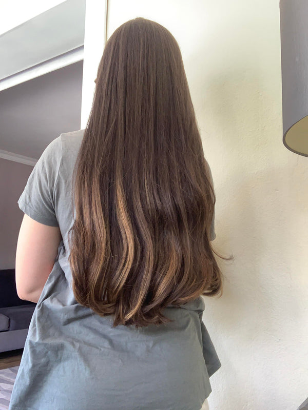 Résultat cheveux lissés